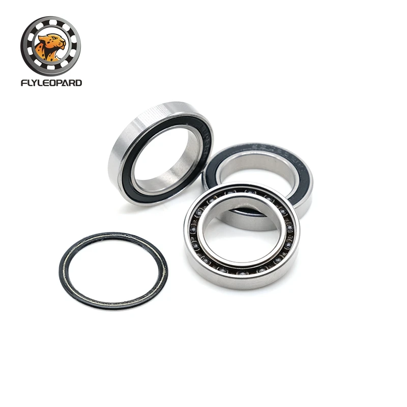 1PC S6803-2RS 17x26x5mm 스테인레스 스틸 하이브리드 SI3N4 세라믹 볼 베어링 17*26*5mm 자전거 허브 휠 샤프트 S6803RS