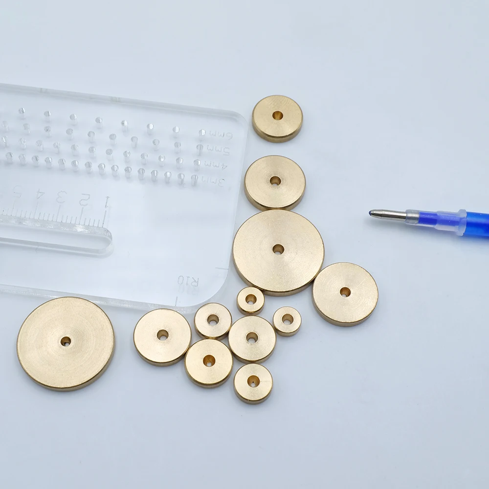 新品メモホルダー12個セット！　アンティーク調　ハンドクラフト　インド製　真鍮 brasskey_03.jpg