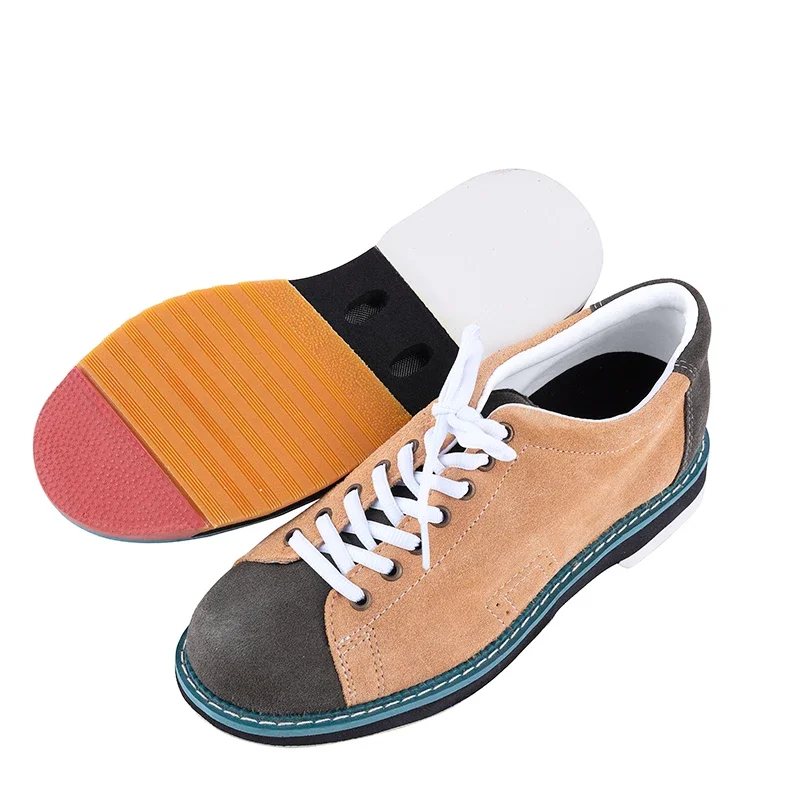 

Non-Slip Wear-Resistant Indoor Professional Bowling Shoes Classic Men And Women Leather Sports Shoes Comfortable Bowling Sneaker
