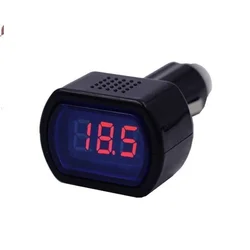 Digital LED Car Battery Voltage Gauge & Monitor Tester (Army green)
