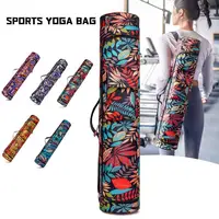 Yoga Backpack Adjustable Strap Printed Portable Fashion Yoga Mat Bag 2021 New Large-Capacity One-Shoulder Exercise Fitness