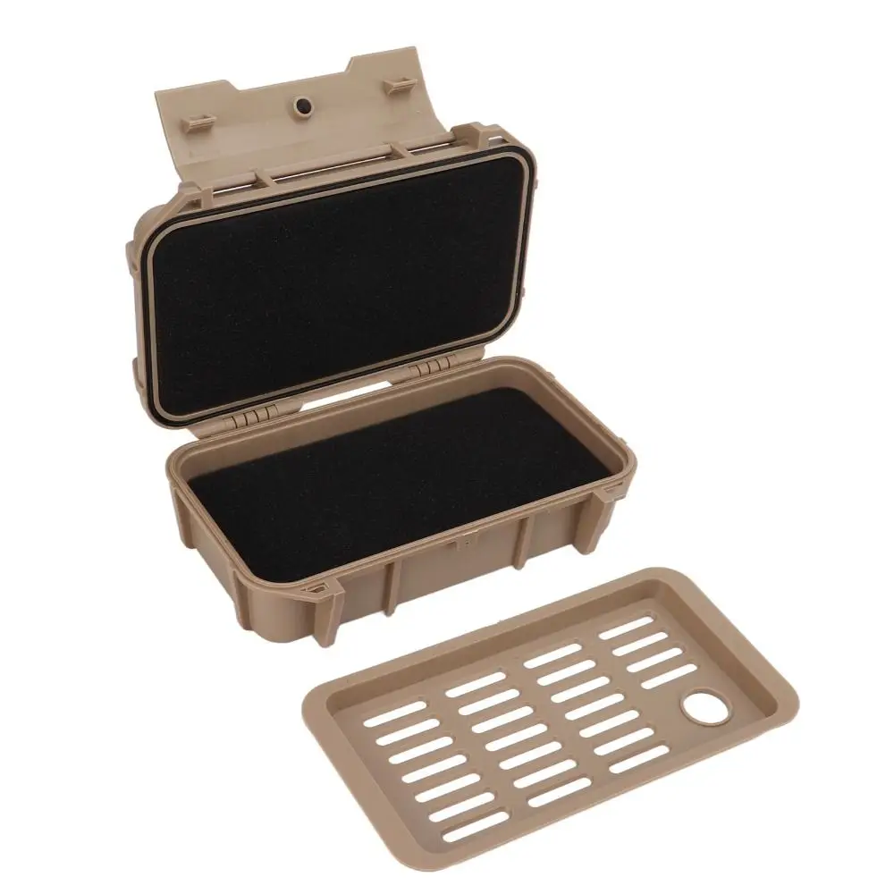 Boîte étanche ABS antichoc 21x13x6.6cm - Vert, Noir, Kaki