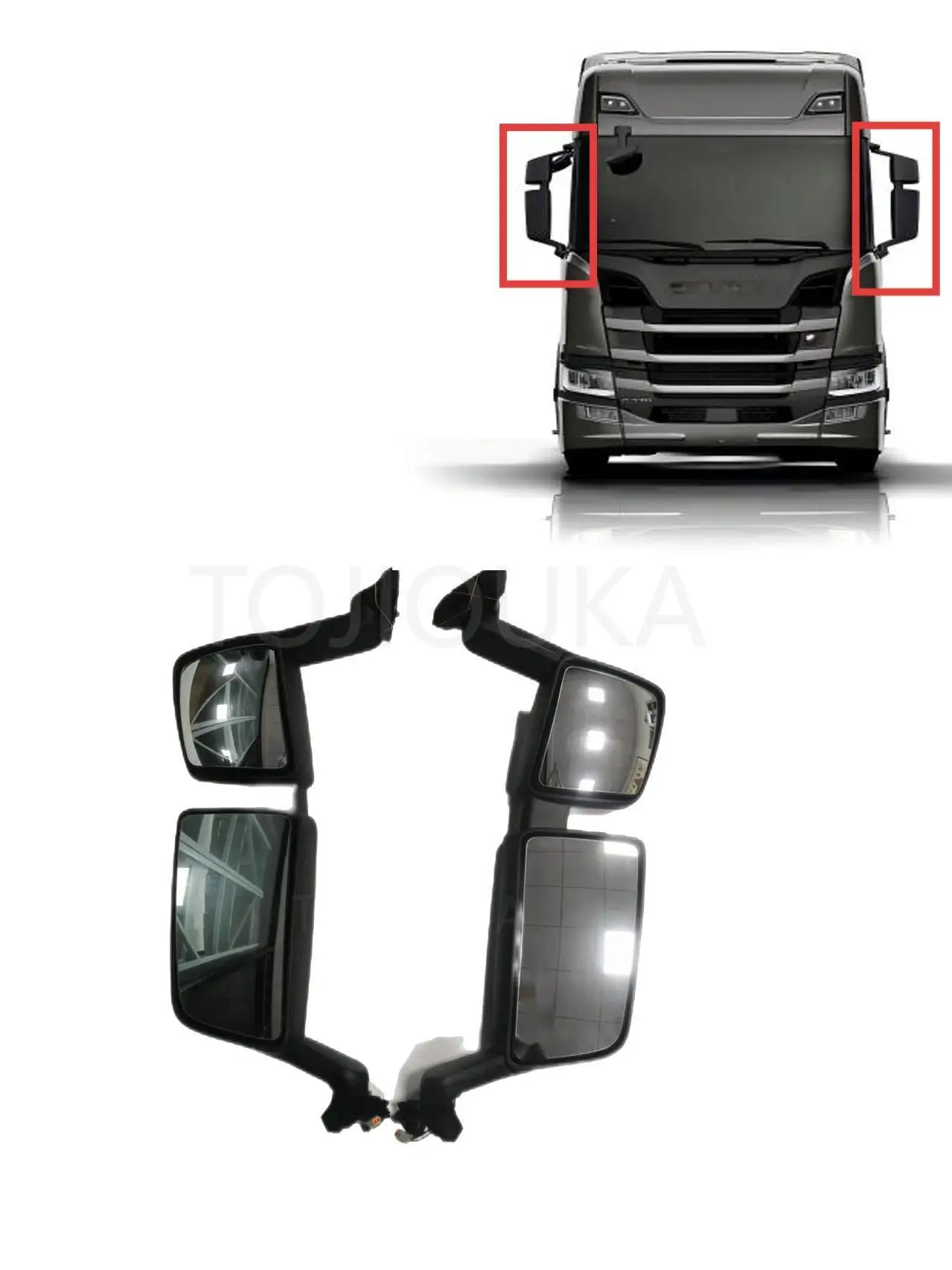 Suitable For Scania Truck Rear-View Mirror OEM 2645652 2558090