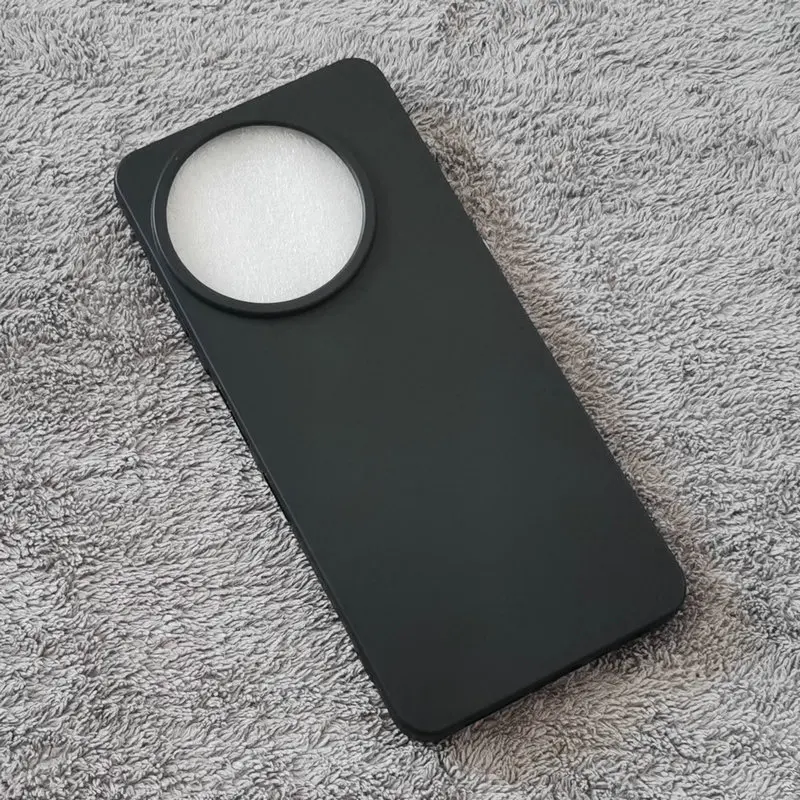 Frosted Black TPU Silicone Phone Case - Soft Shell Back Cover