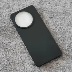 Frosted Black TPU Silicone Phone Case - Soft Shell Back Cover for Frosted Black (TCL 50 NXTPAPER 5G)