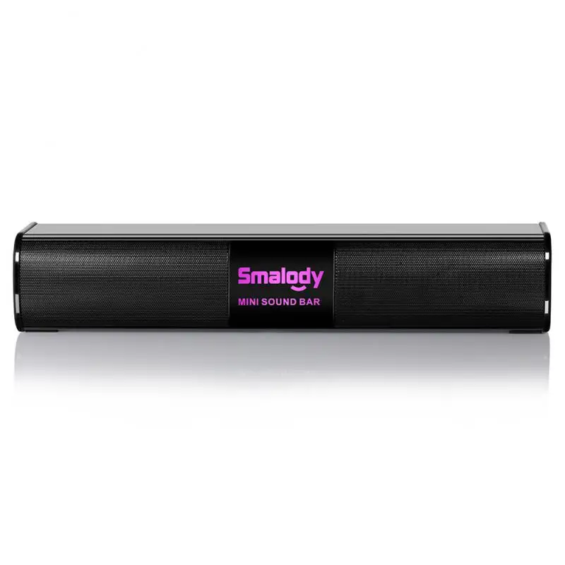 

33*6*6cm Mini Speaker Elegant And Generous Speaker Speaker Portable Long-lasting Playback Black Player Led Lamp 0.70kg