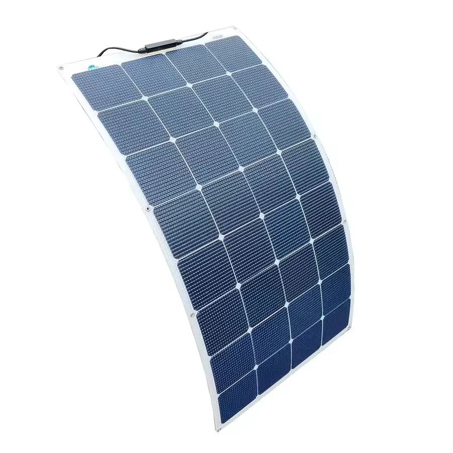 

High Efficiency ETFE Sunpower Anti-slip Semi Flexible Solar Panel 12V 110W 115W Watts IP67 10 Years ETFE or PET Sunpower Cells