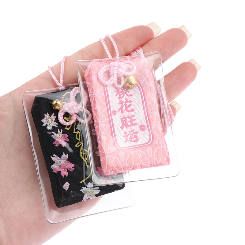 

1 шт., подарок на удачу, кулон, Классическая японская молитва, Императорский амулет Омари, успех на удачу, рабочий Бог богатства, мультяшная сумка для благословения