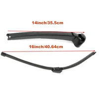 16" 405MM Rear Windscreen Wiper Fits VW Caddy (Mk3)  2004-2015 for VW T5 2003-2015 Rear Windshield Wiper Blade Arm Set 2