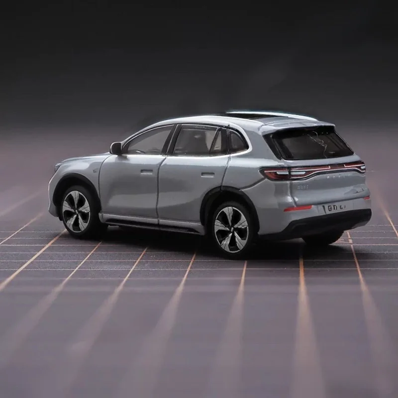 부라고 1:64 지리 E5 EX5 합금 SUV 자동차 모형 다이캐스트 금속 신에너지 자동차 모형 시뮬레이션 미니어처 스케일 어린이 선물