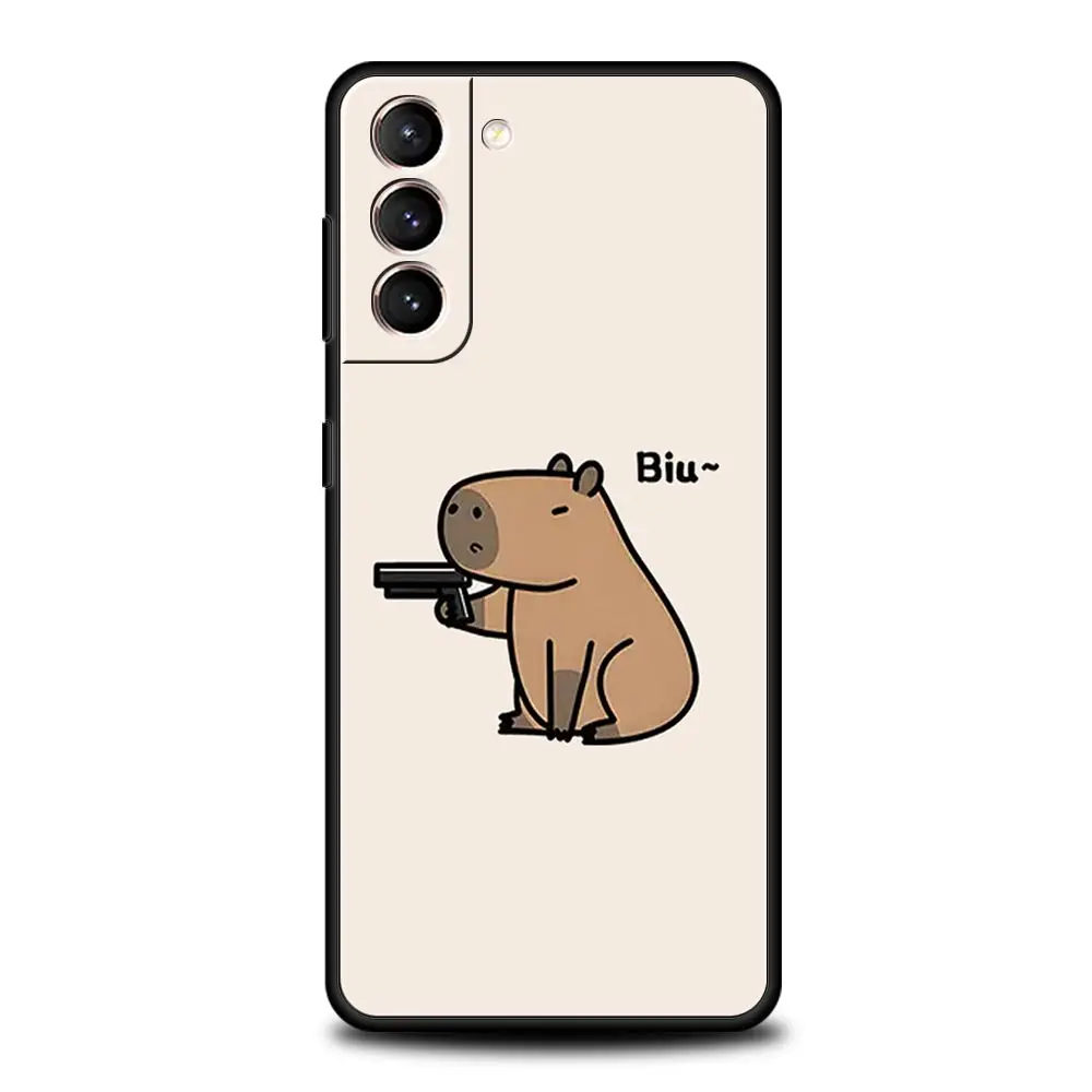 Adorable Capybara Soft Silicone Phone Case