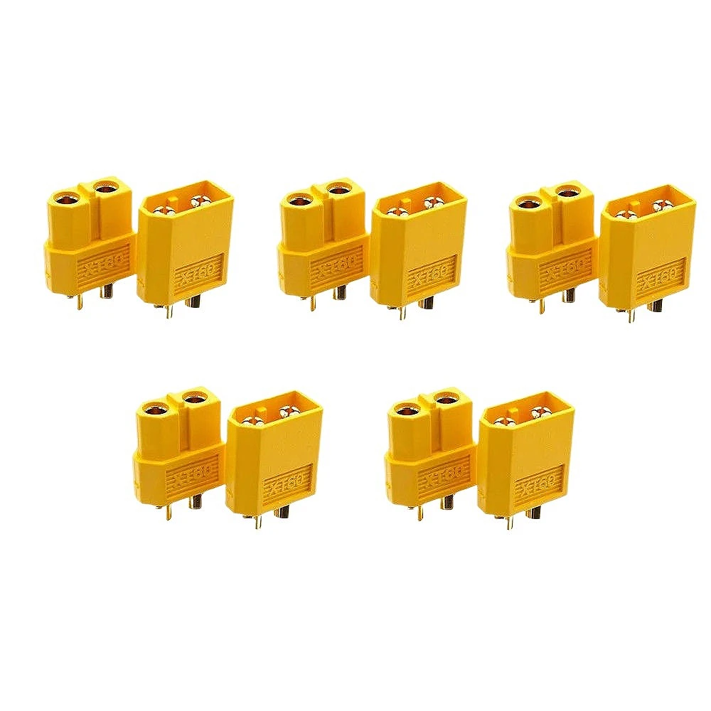 Connecteurs XT60 Mâle Femelle Lot 2 à 10 Paires pour Batterie Lipo RC