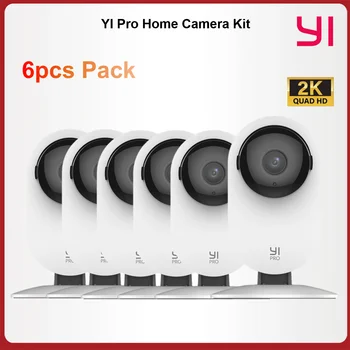 YI Pro 3/6pcs Home Camera 2K Kits WiFi IP Security Surveillance Smart System with Night Vision Baby Monitor on iOS, Android App
