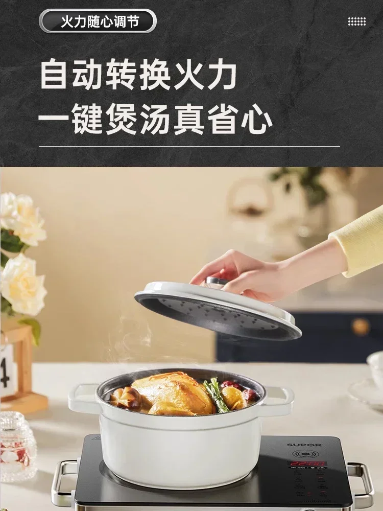 Electric Ceramic Hob: Household Frying. Multifunctional Induction Cooker All-in-One. High-Power. Small Boiler & Electric Hotpot.