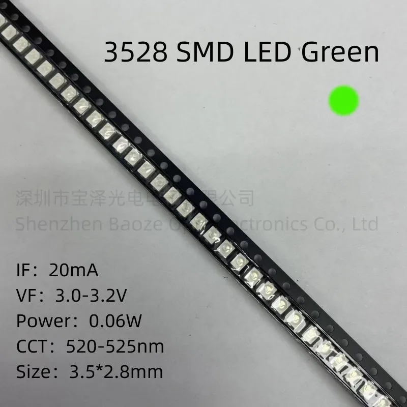 รูปสินค้า LED หลากสี 100 ชิ้น สำหรับงานไฟฟ้า