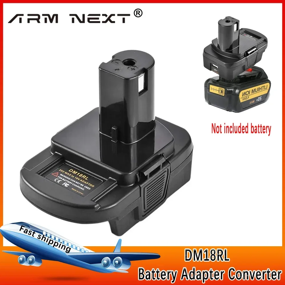 Ryobi adapter online for dewalt battery