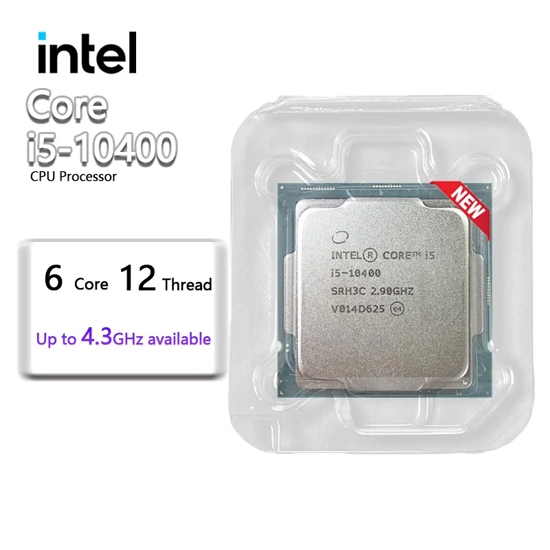 CPU INTEL BX8070110400 Core i5-10400 プロセッサー、2.90 GHz(最大4.3 GHz) 、 12 M CPU