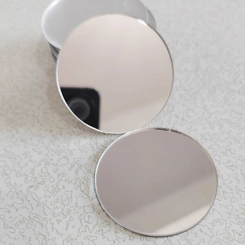 Thickening 2mm 3D Mirror Wall Sticker Round Mirror DIY Background Room Bathroom Wall Decoration Diameter 5cm 12PCS Makeup