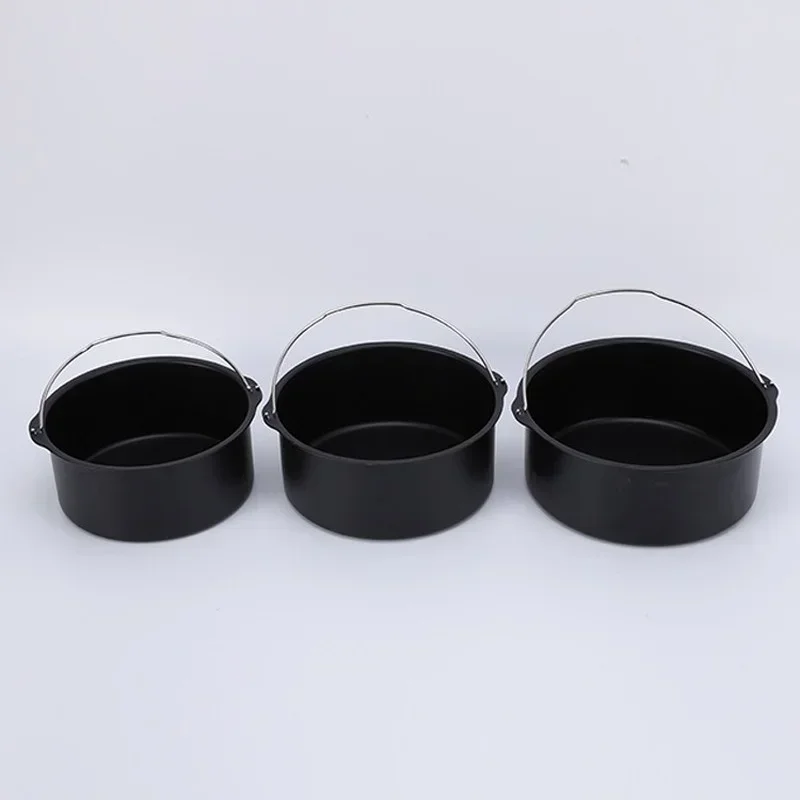6/7/8inchAir fryer Baking Mould Non-Stick baking Basket Round for Oven AirFryer Baking Roasting Kitchen Accessories Dropshipping