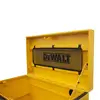 32" Steel Jobsite Box with Lid Support Weather Resistance Security Locks and Forklift Rails Durable and Convenient Storage 6
