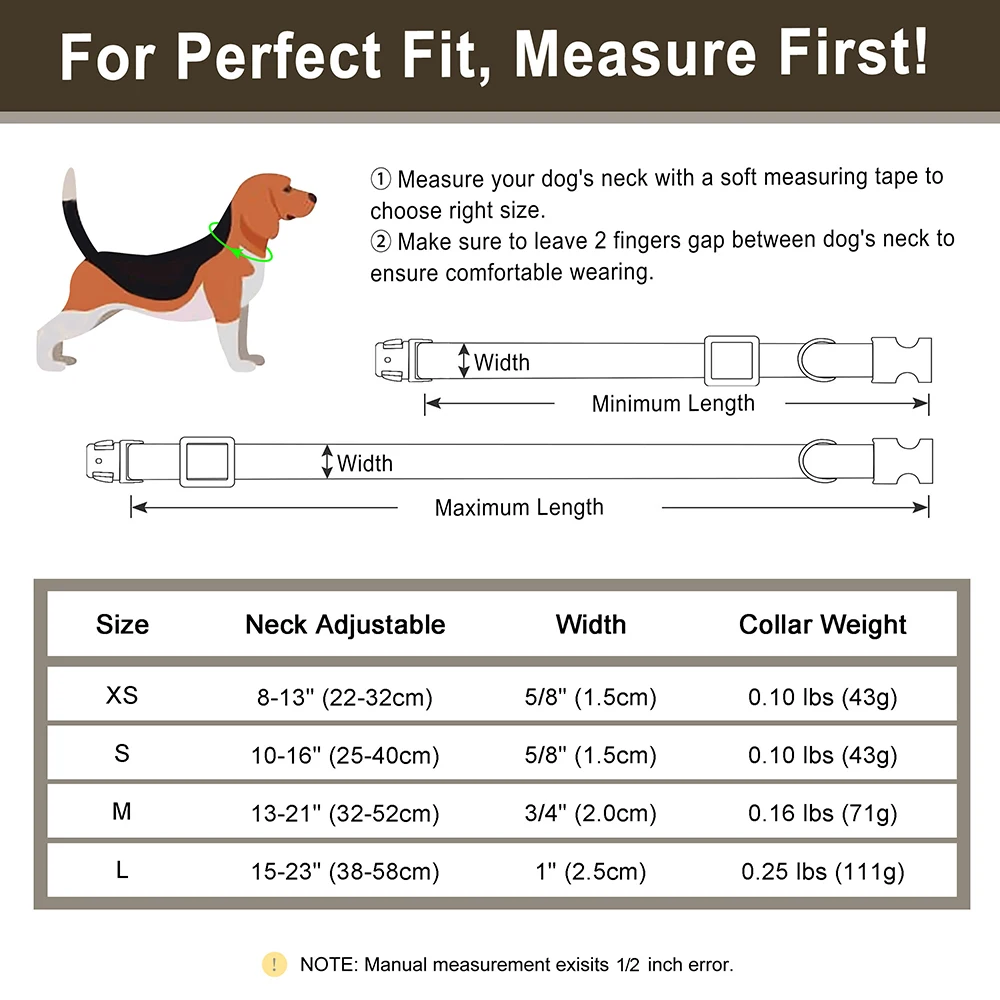 Personalized Anti-lost Dog Collar Custom Dog ID Tag Collars Soft PU Leather Pet Collars Free Engraved Metal Buckle For Bulldog 6