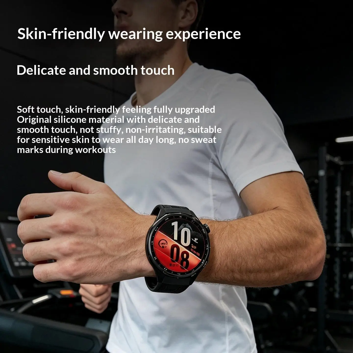 Premium Silicone Sports Band - 22mm Watch Strap Bracelet Accessory