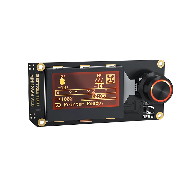 Bigtreetech-lcd Tela de Exibição Peças de Impressora 3d para Skr V1.4 Octopus V1.1 Mks Gen Mini 12864 V2.0 Rgb Light - Imagem 6