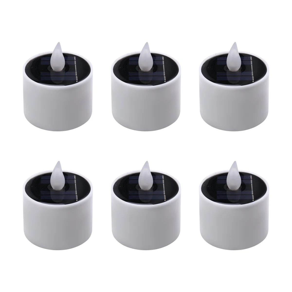 BAAU Solar Candle Light Waterproof Flameless Outdoor Get-Together Candle Light Garden Patio Decorative