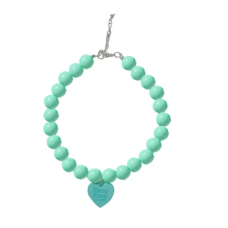 Pet Pearl Collar Little Cat Dog Love Pearl Collana Cute Dog Jewelry Accessori Per Animali Collana Per Cuccioli Papillon Cani Prodotti Per Animali Dome