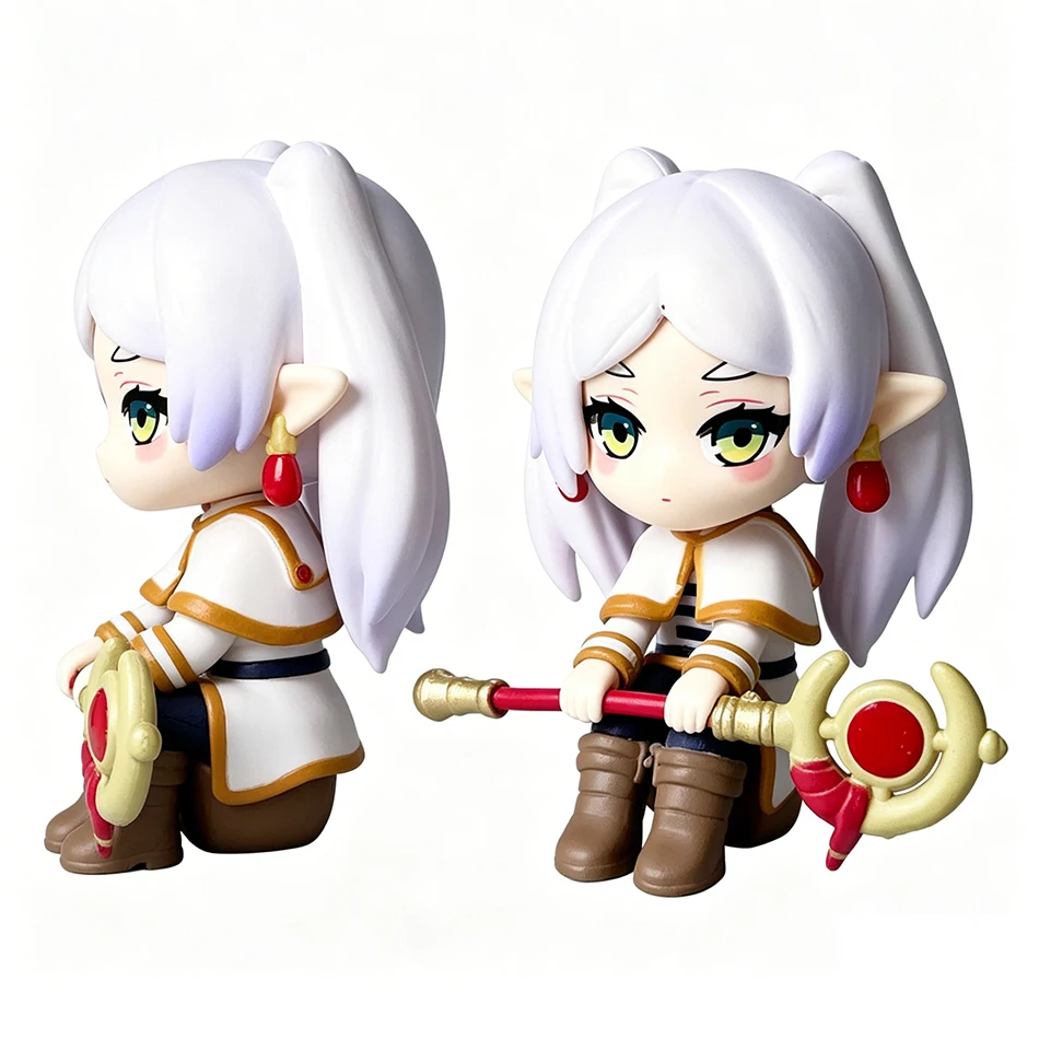 Chibi Frieren Collectible Figurine - Mini PVC Desk Decor Gift