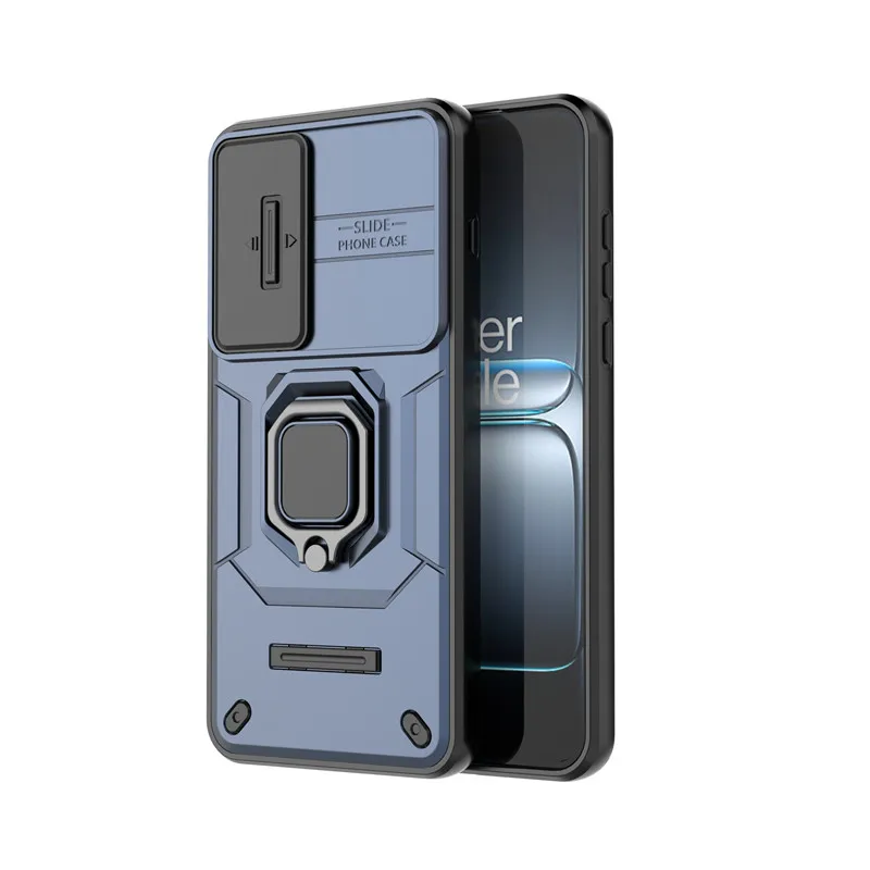 OnePlus Nord 5 Protective Slide Camera Lens Case - Shockproof Armor PC Phone Back Cover