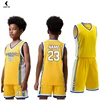 Kids Basketball Uniforms Custom 100% Polyester Mesh Throwback Breathable Basketball Jersey Boys Quick Dry Basketball Shirts 2302 1