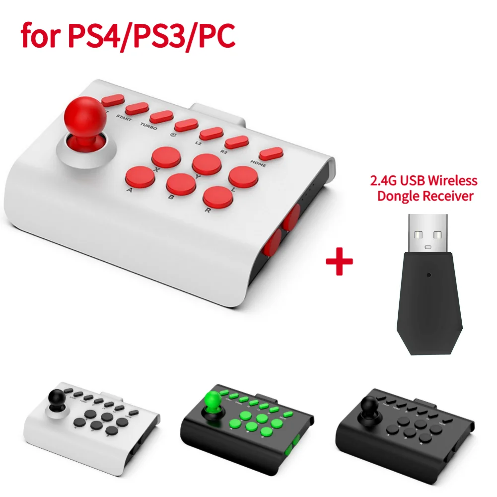 Drinkbaar Arcade Game Console 3 Aansluiting Modi Gaming Joystick Gevoelige Nauwkeurige Ondersteuning Turbo Seriële Verzenden Voor Schakelaar/PS4/PS3