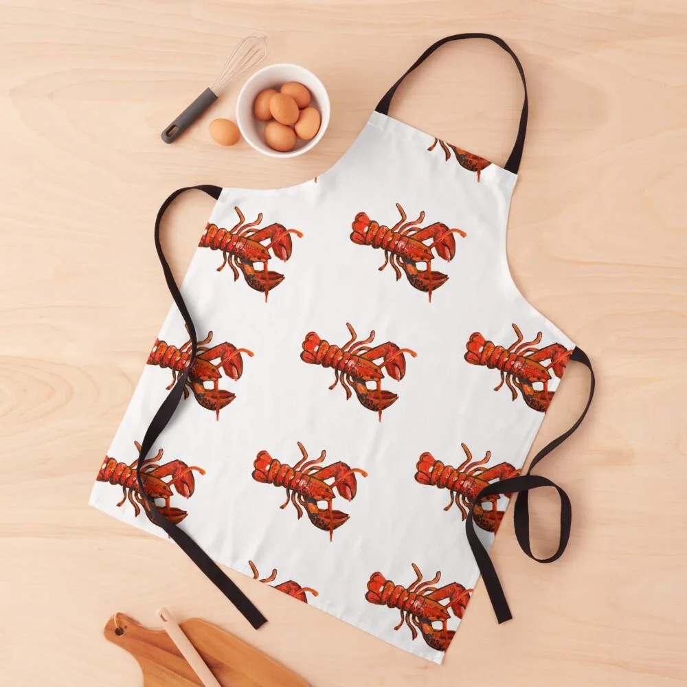 

Lobster Watercolor Apron Kitchen Women women's kitchens Kitchen Items For Home Apron