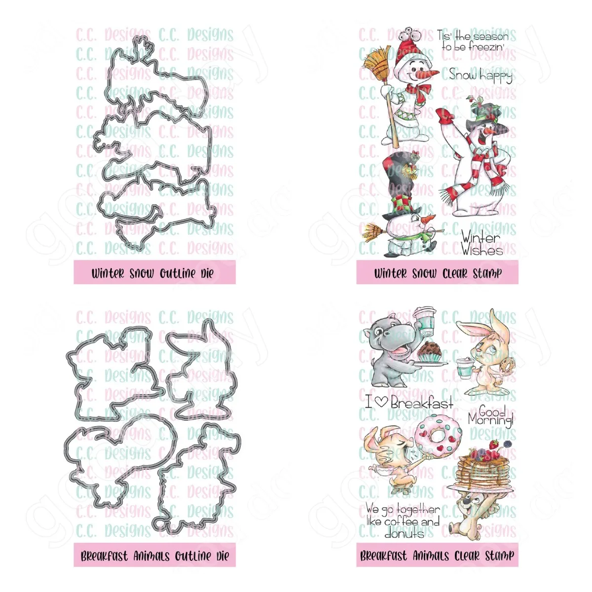 

Arrival Bunny and Snowman Cutting Dies Stamps Scrapbook Diary Decoration Embossing Template Diy Greeting Handmade 2023 New