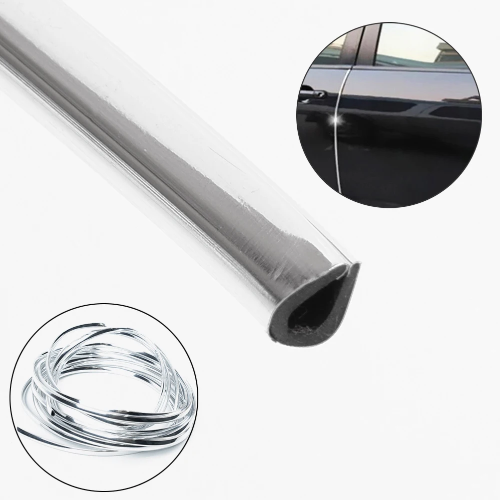 

Door / boot protector strip Edge Scratch Guard Protector Cover 1pcs Decoration Door Moulding Silver 6M Air Vent