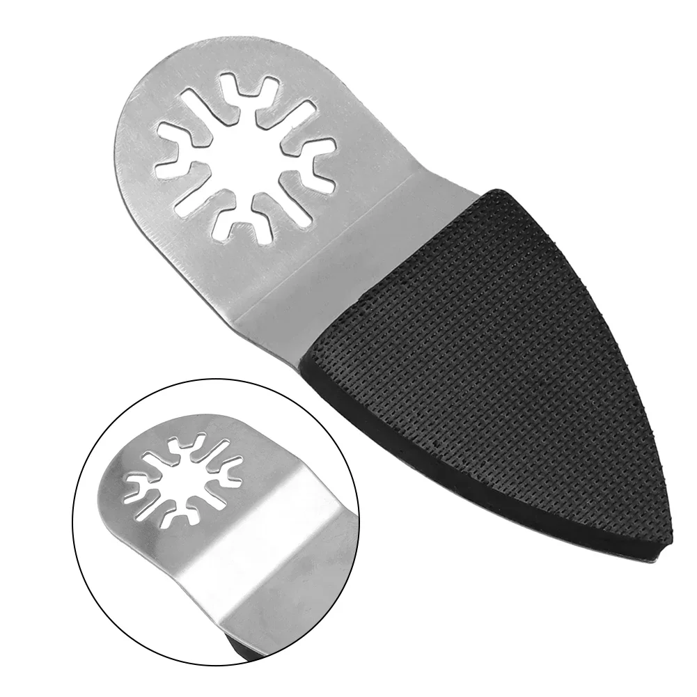 

Black Silver Sanding Pad Power Tool 86*38mm Accessories For Multi-function Grooves In Channels Oscillating Finger