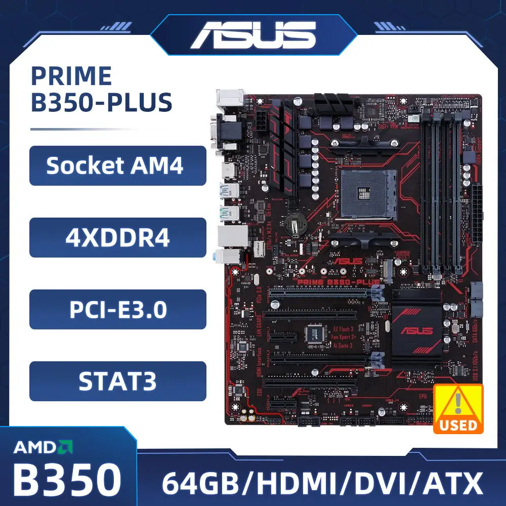 ASUS PRIME B350-PLUS AM4