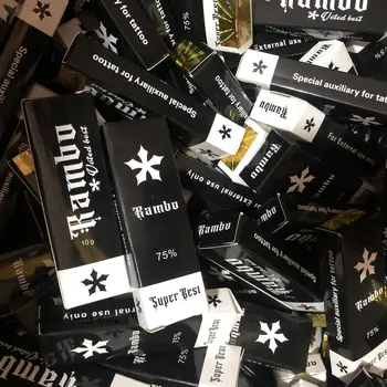 75% Painless Rambo Numbing Tattoo Cream Before Permanent Pierc...