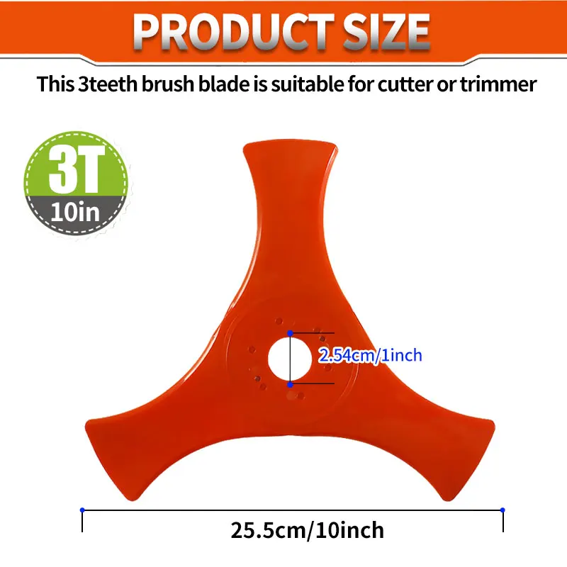 Brush Cutter Blade Nylon Blade Garden Tools Grass Cutter Blade Parts For Trimmer Lawn Mower Parts Brush Gardening Mowoer Tool Accessories