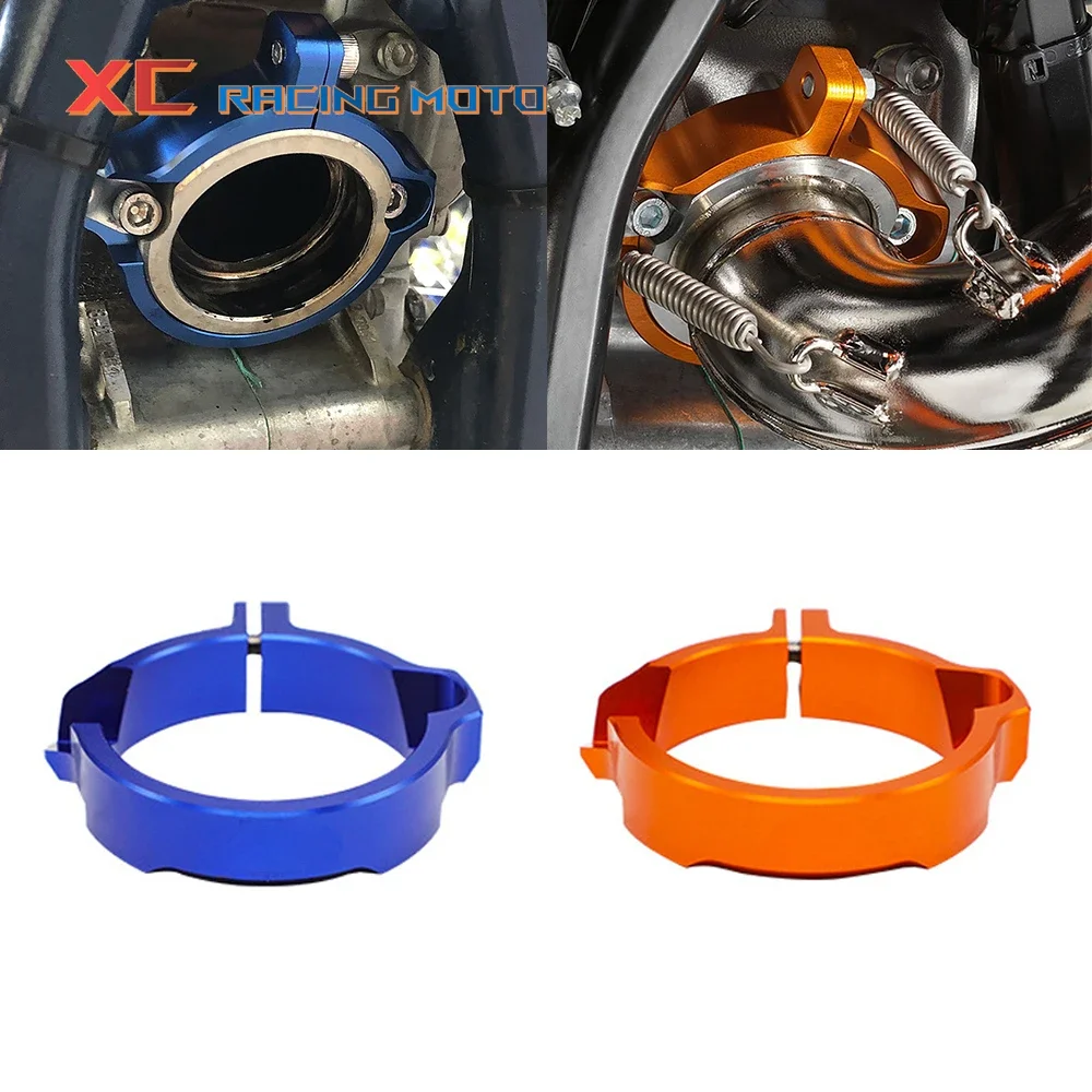 CNCMotorcycleExhaustTipMufflerPipeClampWithFlangesForKTM250
