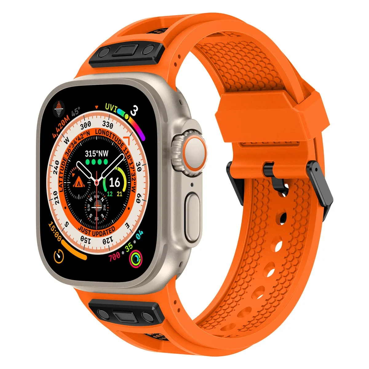 Uhrenarmband für iWatch 42/44/45/49 mm, modisches Metallarmband für die Uhrenserie Ultra2 Se 9/8/7/6_voghion.com