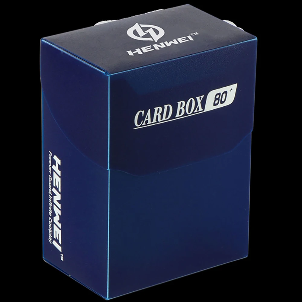 Premium 80+ Card Capacity Deck Organizer Box with Divider