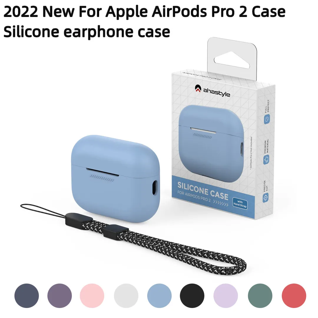 2022 Nuovo Per Airpods Pro 2 Custodia Protettiva In Silicone Cover [Led Anteriore Visibile] Per Airpods Pro 2Nd Generation Airpods Pro 2 Cas2022