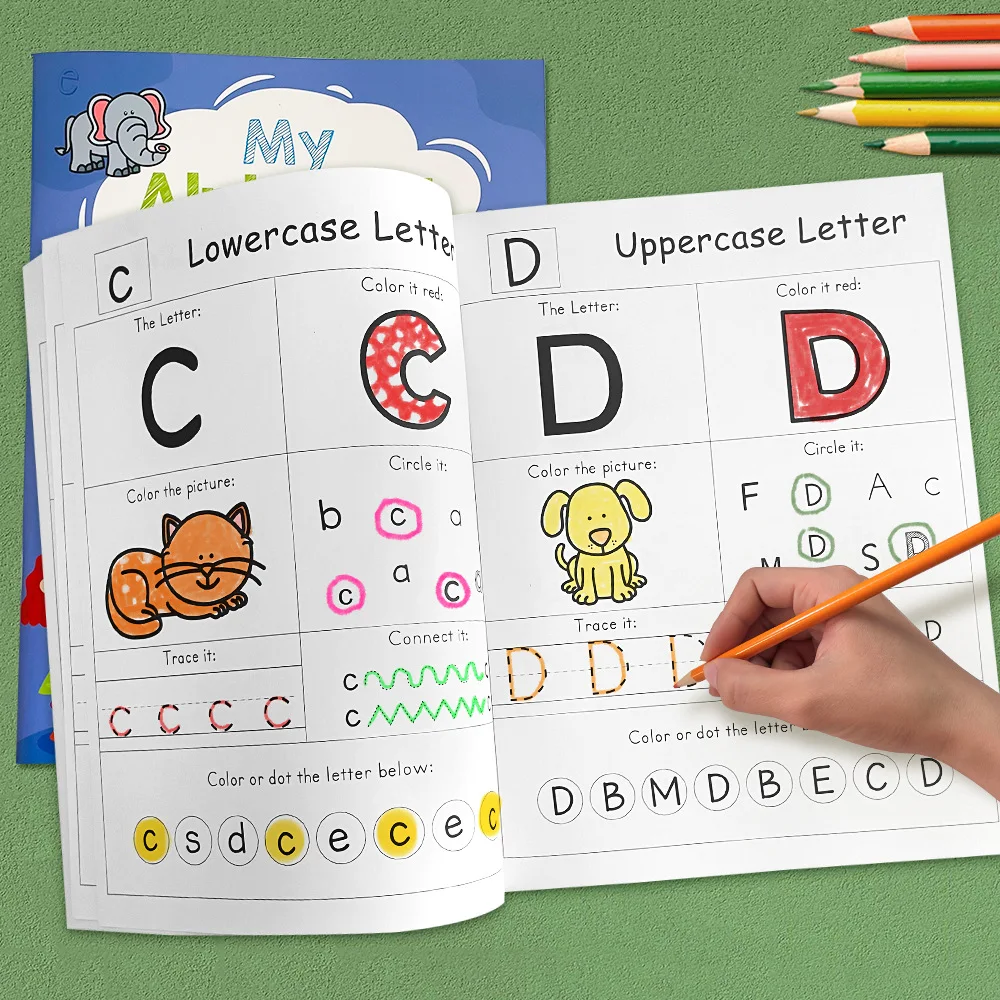 Alphabet Tracing Workbook 6
