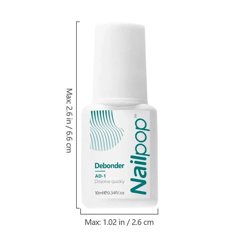 Nailpop Nail Debonder Glues for Rhinestone Remover Nail Art Fast Dissolve Liquid Accessories 10ml