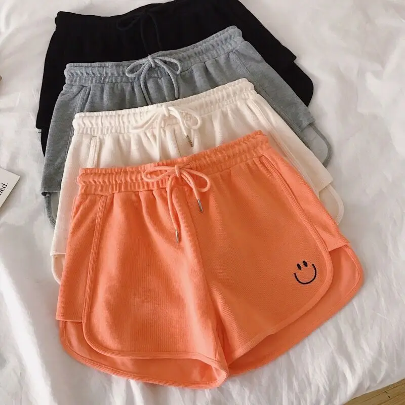 2024 New Sports Shorts for Women Wearing Summer Thin Casual Loose High Waisted Wide Leg Home Sleepwear Pants