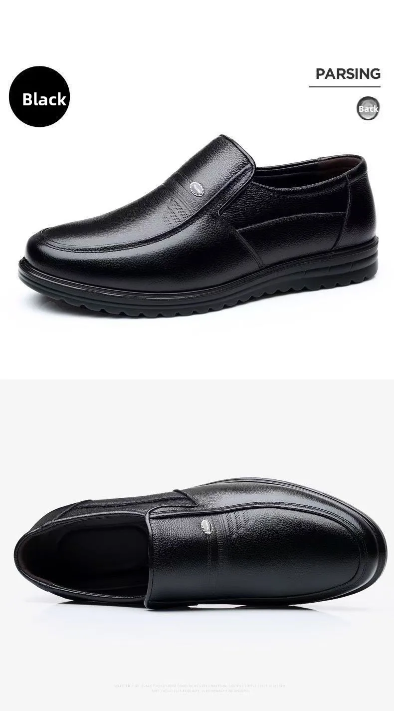 أحذية من الجلد العسكري من الدرجة الأولى أحذية رجال الأعمال غير الرسمية أحذية سفلية ناعمة 100% من جلد البقر بالكامل تخفيضات خاصة