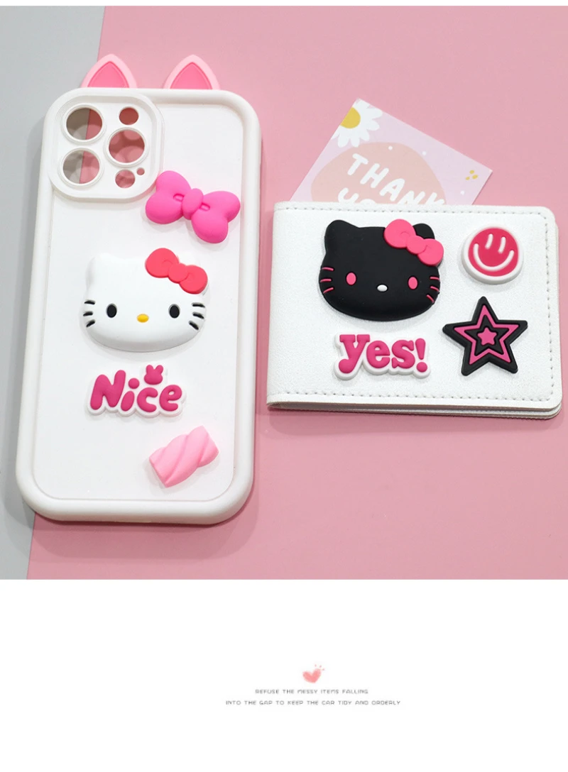 Neues, bezauberndes Hello Kitty-Schuhanhänger-Set, 13, einzigartige Designs für Clogs und Sandalen, süßes Cartoon-Geschenk für Weihnachtsfeiergeschenke – Detail 10