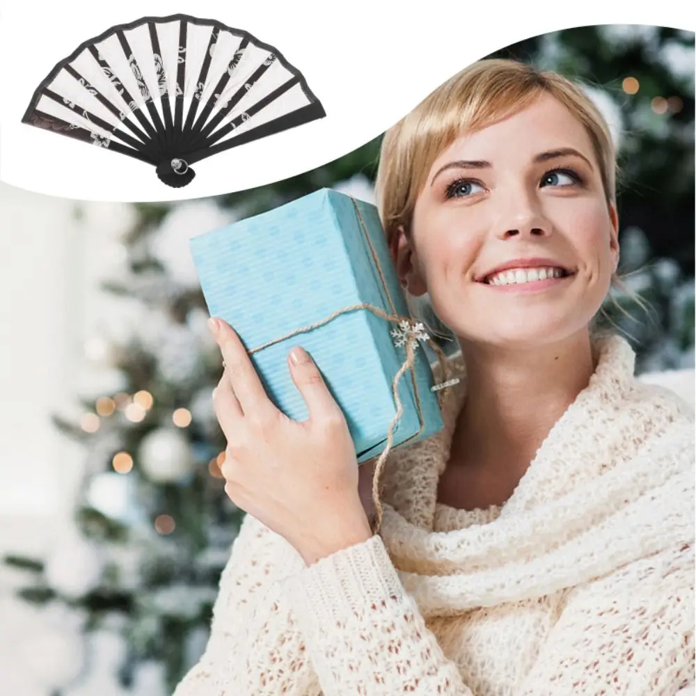 Folding Fan Handheld Fan 8cm Mini Silk Fan Wall Hanging Cute Folding Fans Toys Handmade Doll Craft Children's Toys portable fan mini fan hand fan silk fans
